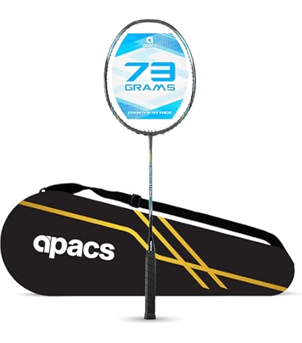 Apacs Z-Ziggler Lite (76g, 33 LBS) Unstrung Badminton Racquet with